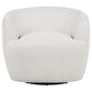 Hudson Fabric Swivel Accent Chair Sand