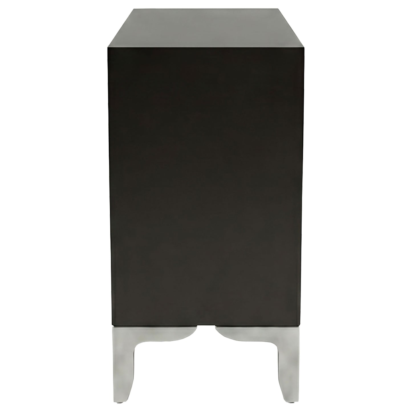 Forbes 2-door Bone Inlay Mosaic Accent Storage Cabinet Black