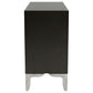 Forbes 2-door Bone Inlay Mosaic Accent Storage Cabinet Black