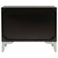 Forbes 2-door Bone Inlay Mosaic Accent Storage Cabinet Black