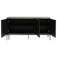 Krause 3-door Bone Inlay Accent Cabinet Grey and Black