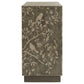 Parkes 2-door Bone Inlay Accent Cabinet Distressed Grey