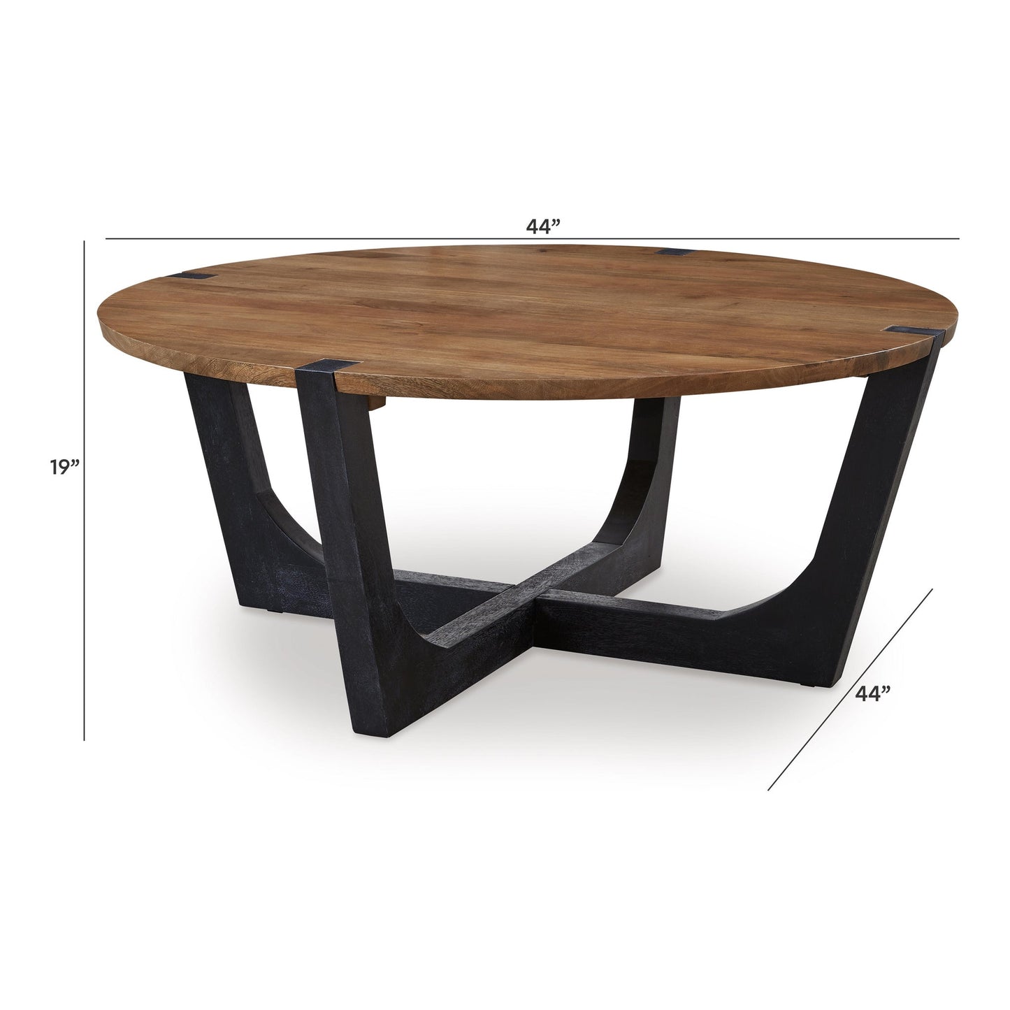 Mesa de cóctel redonda Hanneforth