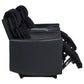 Madden 3-piece Corduroy Upholstered Manual Theater Seating Black