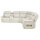 Rojas 3-Piece Dual Power L-Shaped Sectional Sofa with Bluetooth Greige