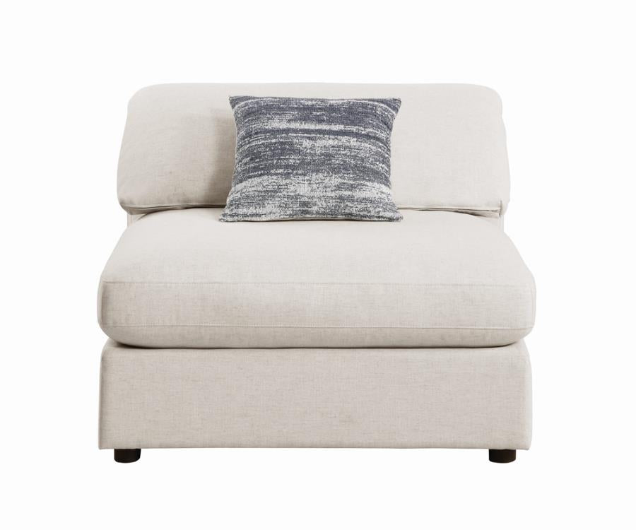 CLOUD - Beige Linen 4 Piece Ultra Plush Sectional Sofa