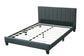 Irving Eastern King Dark Gray Platform Bed Frame