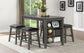 Bradley 5 PC Counter Height Dining Set with Barstools