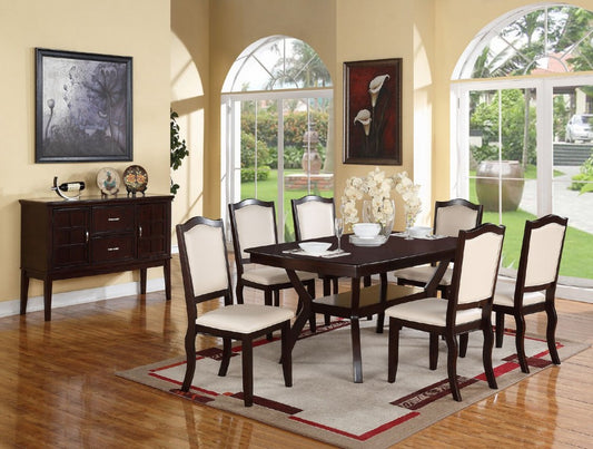 Harry Formal Dining Set Table + 6 chairs