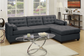 Teagle Reversible Sectional Sofa Couch