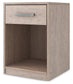 Flannia One Drawer Night Stand