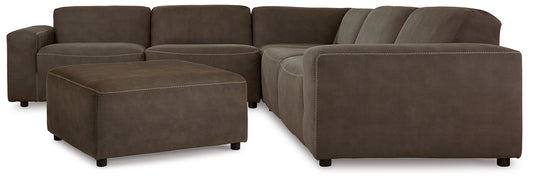 Allena 5-Piece Sectional with Ottoman