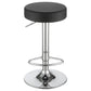 Ramses 29-inch Adjustable Bar Stool Chrome and Black
