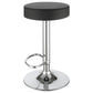 Ramses 29-inch Adjustable Bar Stool Chrome and Black