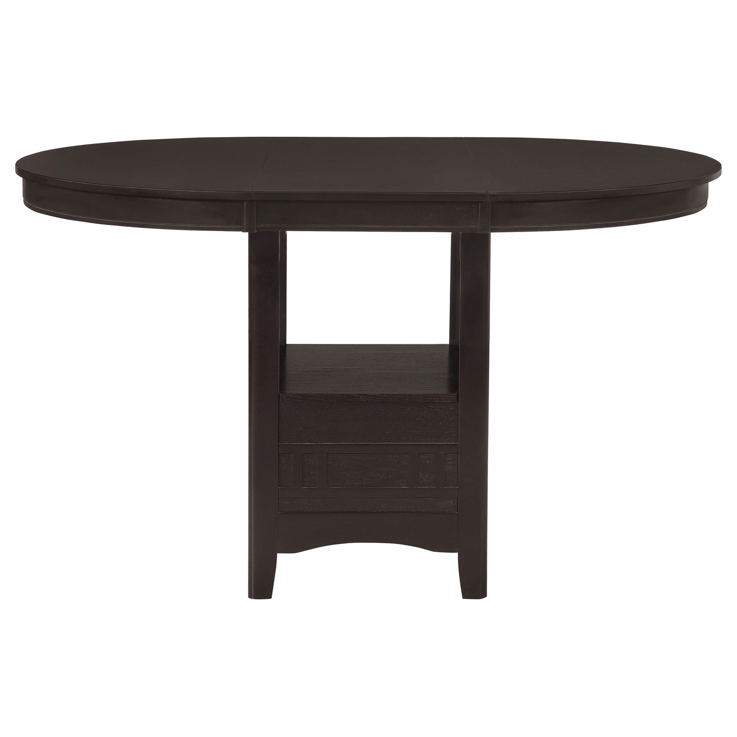 Lavon Oval Counter Height Table Espresso