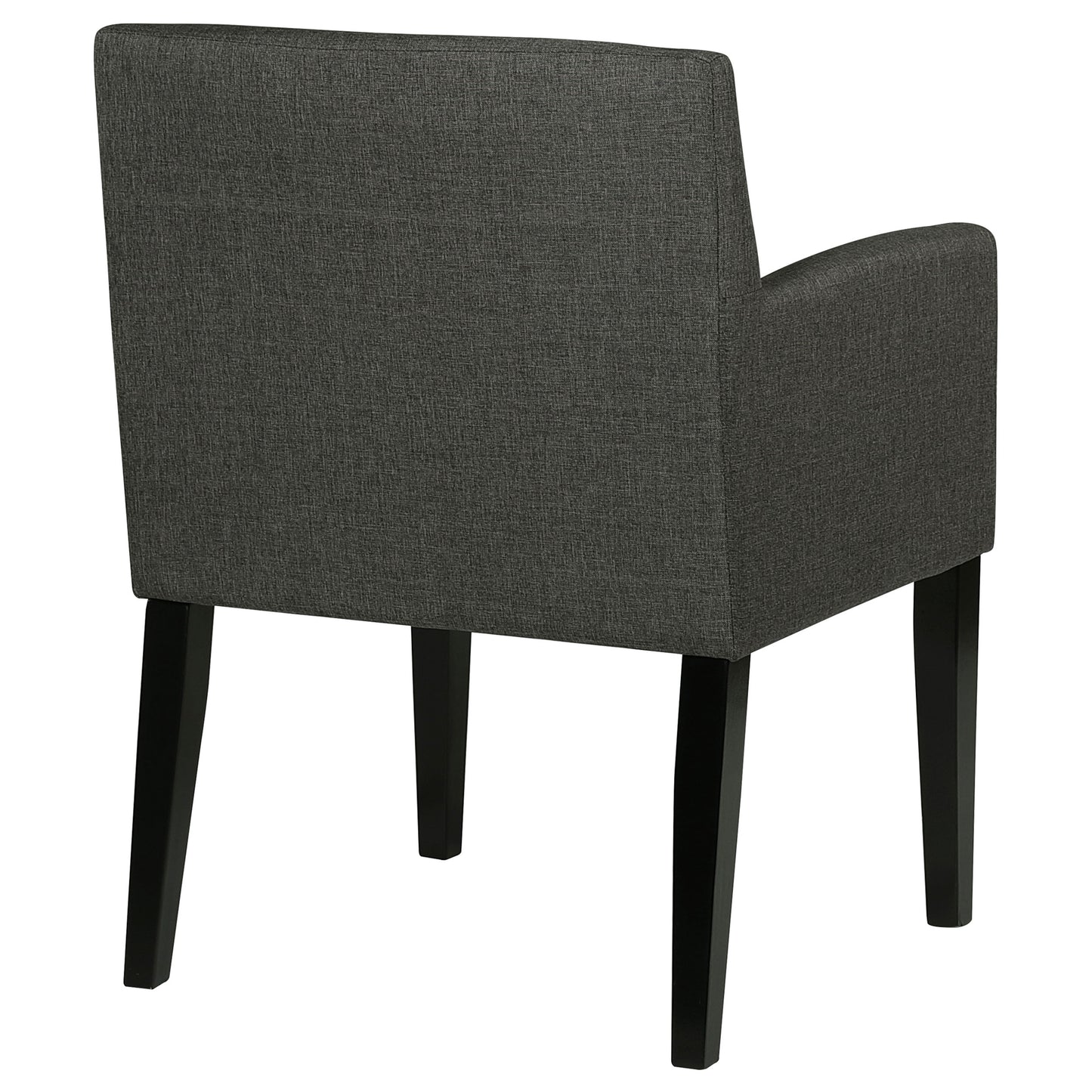 Sillón de comedor tapizado Catherine, gris (juego de 2)