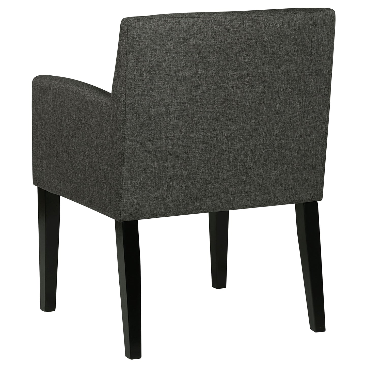 Sillón de comedor tapizado Catherine, gris (juego de 2)