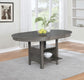 Lavon Dining Table with Storage Medium Grey