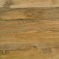 Mesa de comedor Maverick de madera maciza de 70 pulgadas, mango natural