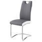 Silla de comedor tapizada Brooklyn gris (juego de 4)