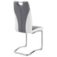 Silla de comedor tapizada Brooklyn gris (juego de 4)
