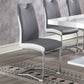 Silla de comedor tapizada Brooklyn gris (juego de 4)