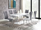 Silla de comedor tapizada Brooklyn gris (juego de 4)