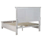 Franco Wood Eastern King Storage Panel Bed Distressed White