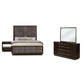 Juego de dormitorio Durango California King de 4 piezas en color Peppercorn