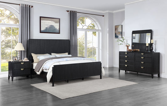Brookmead 4-piece Eastern King Bedroom Set Black