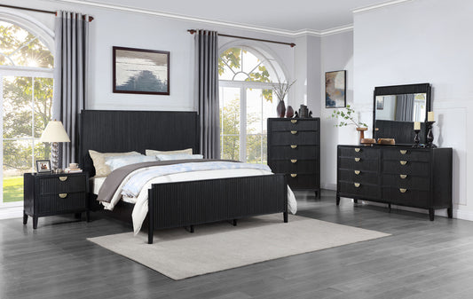 Brookmead 5-piece Eastern King Bedroom Set Black