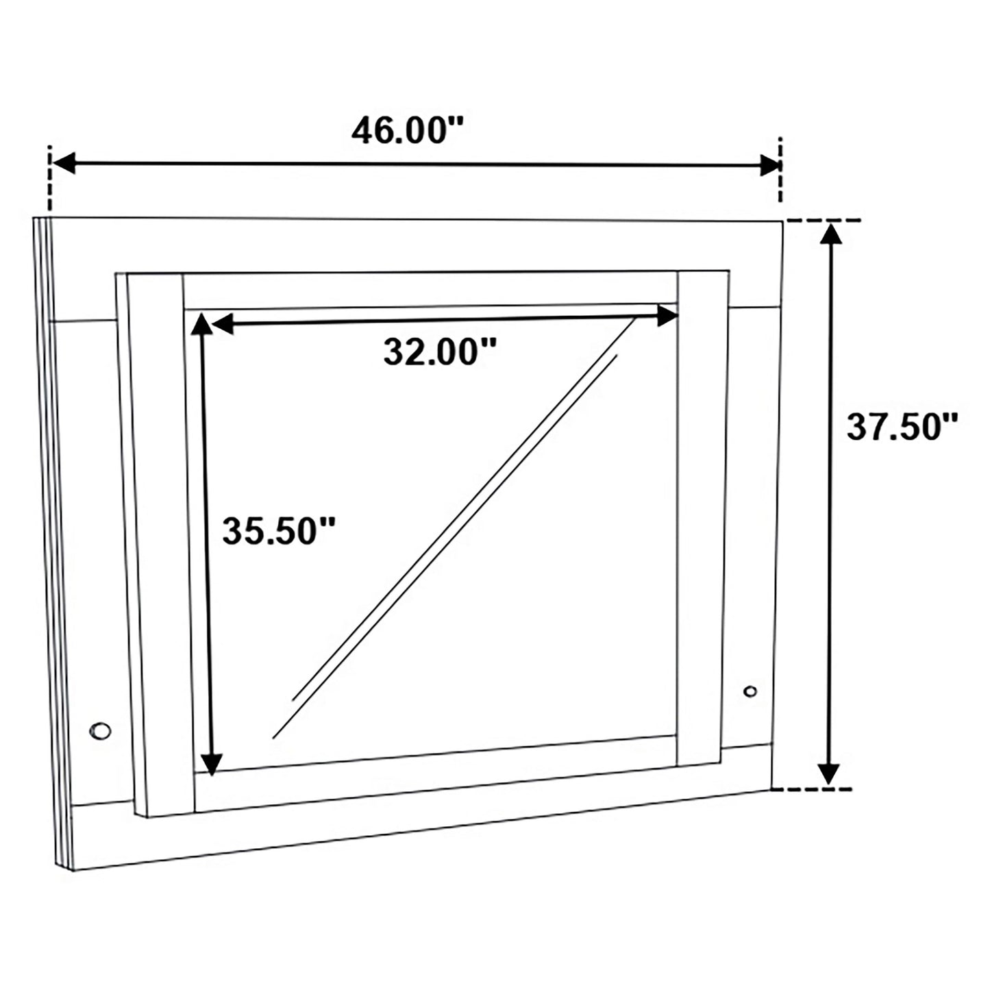 Juego de dormitorio Jeremaine California King de 4 piezas, blanco