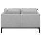 Apperson Upholstered Track Arm Loveseat Light Grey