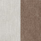 Loveseat tapizado con brazos inclinados Christine en beige