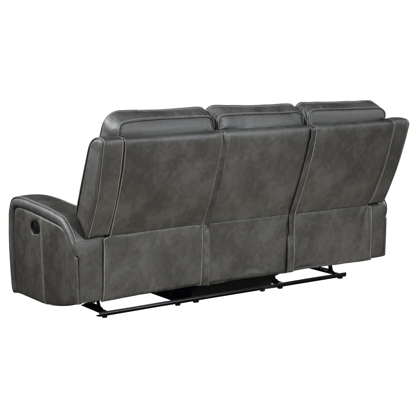 Conjunto de sofá reclinable tapizado de 2 piezas Raelynn gris