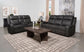 Conjunto de sofá reclinable tapizado de 2 piezas Raelynn gris