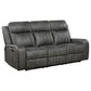 Conjunto de sofá reclinable tapizado de 2 piezas Raelynn gris
