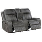 Conjunto de sofá reclinable tapizado de 2 piezas Raelynn gris