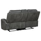 Conjunto de sofá reclinable tapizado de 2 piezas Raelynn gris