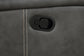 Conjunto de sofá reclinable tapizado de 2 piezas Raelynn gris