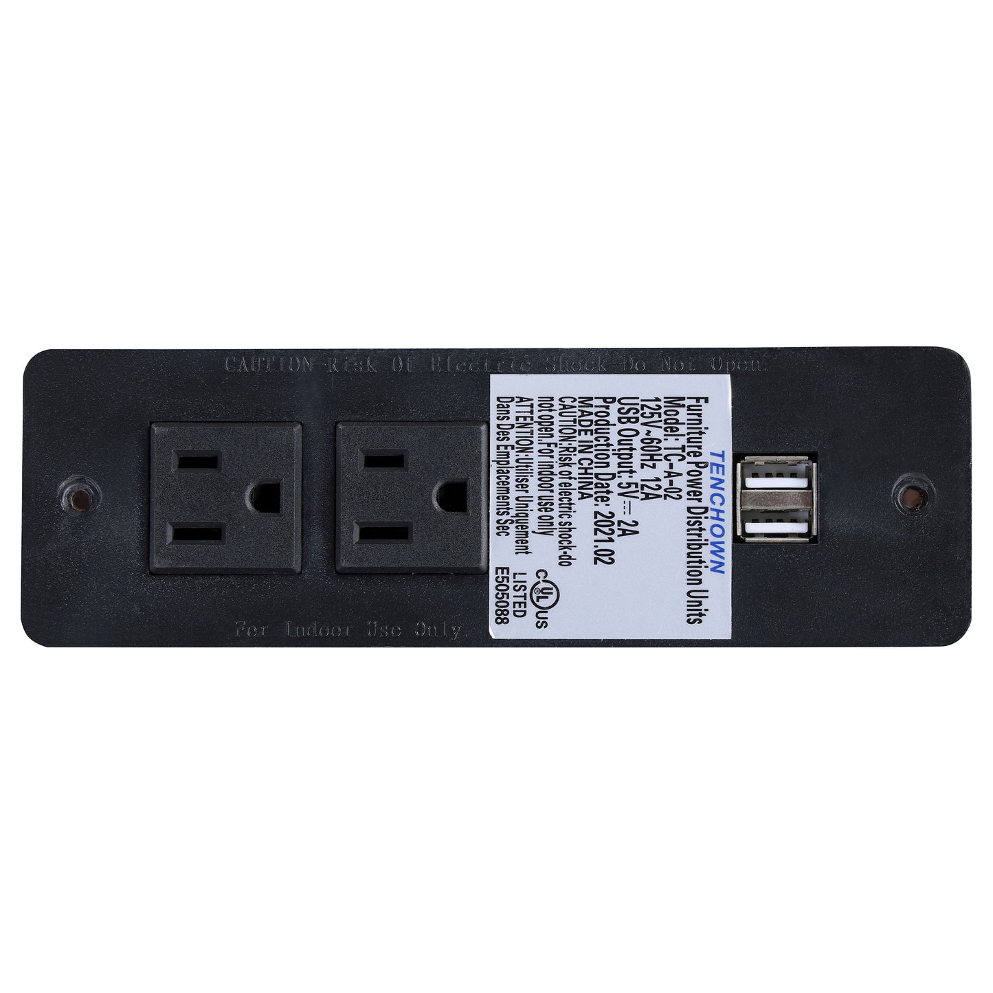 Sofá seccional reclinable eléctrico tapizado Sycamore marrón