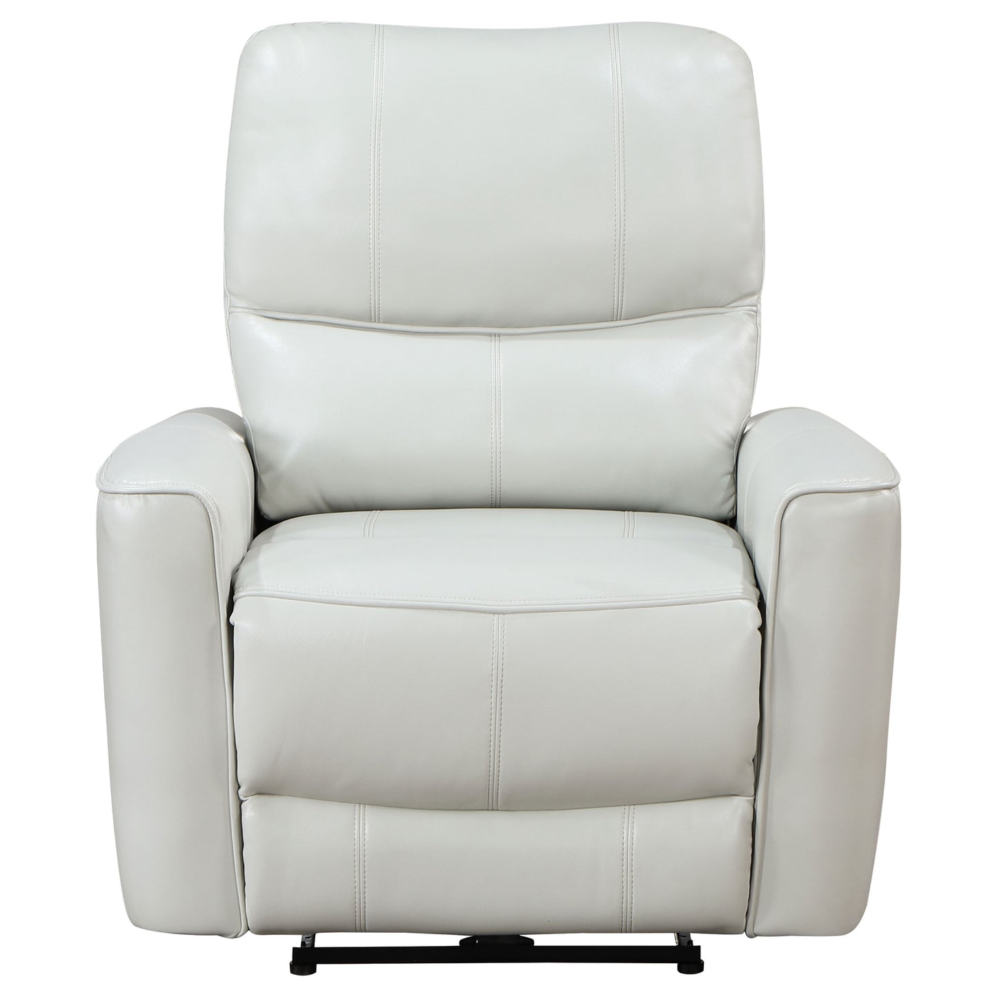 Sillón reclinable eléctrico tapizado Greenfield gris paloma