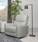 Sillón reclinable eléctrico tapizado Greenfield gris paloma