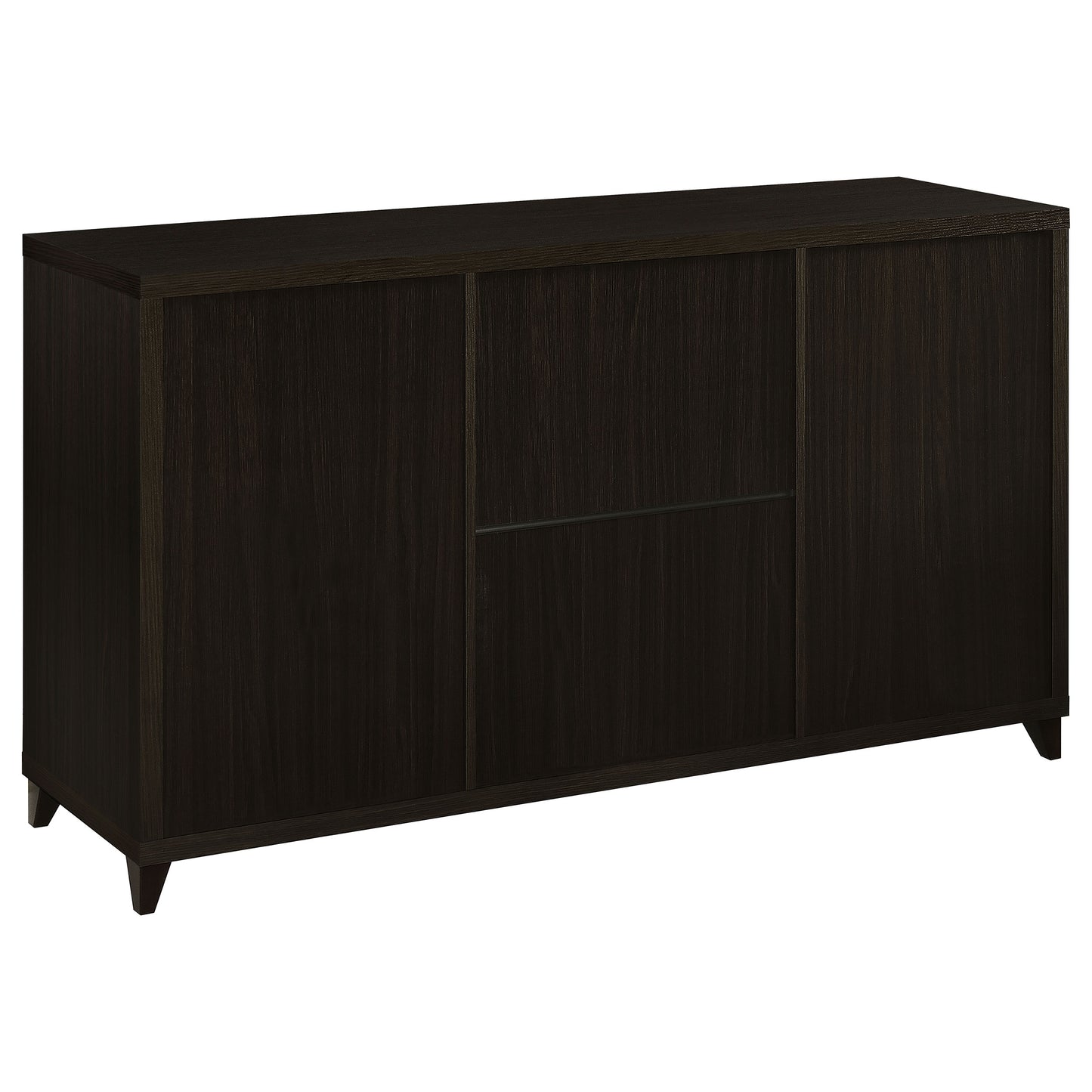 Lewes 2-door Engineered Wood 60-inch TV Stand Cappuccino