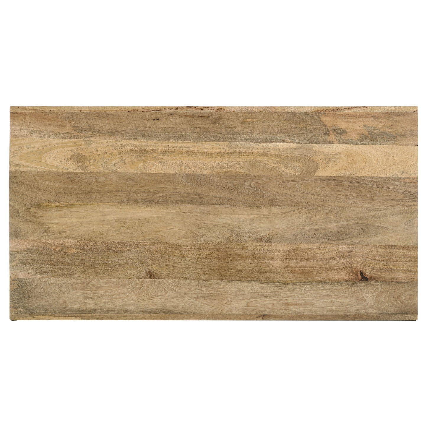 Mesa de centro rectangular Benton de madera maciza natural