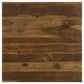 Mesa de centro cuadrada de madera maciza Odilia color castaño rojizo