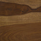 Mesa de centro cuadrada de madera maciza Odilia color castaño rojizo