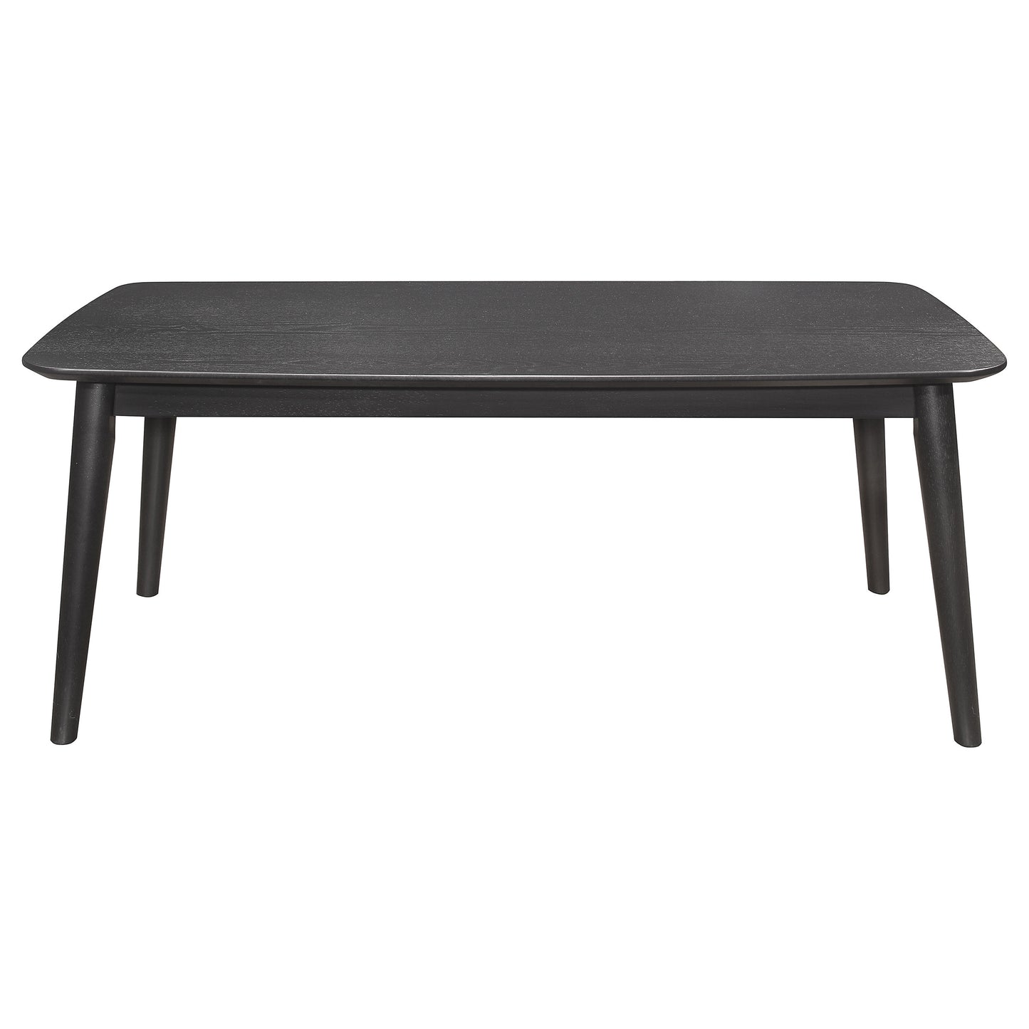 Juego de mesa de centro rectangular Radley de 3 piezas, color negro