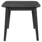 Juego de mesa de centro rectangular Radley de 3 piezas, color negro