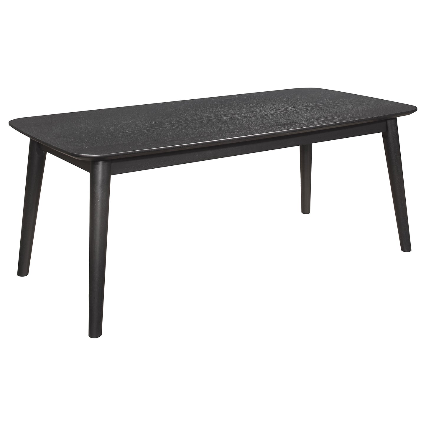Juego de mesa de centro rectangular Radley de 3 piezas, color negro